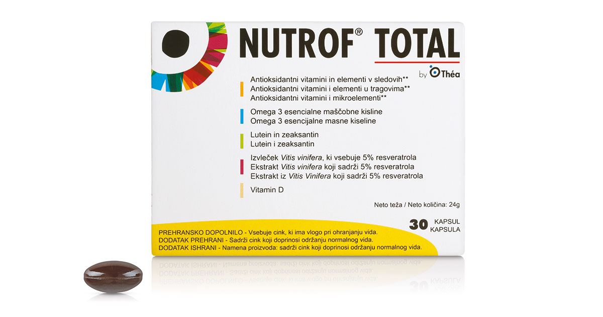 Nutrof Total i minerali za žutu mrlju