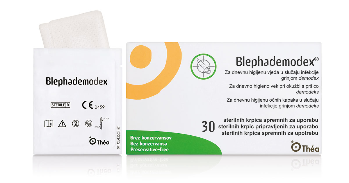  svrab kapaka mogu sprečiti Blephademodex krpice